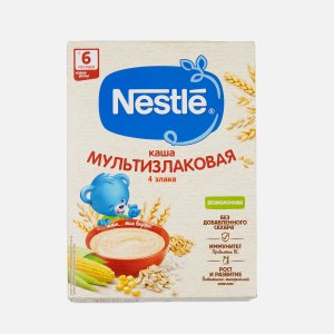 Каша Нестле Мультизлаковая 5 злаков безмолочная с 6мес к/к 200г