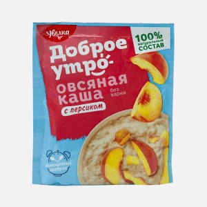 Каша Увелка овсяная Персик пл/уп 40г