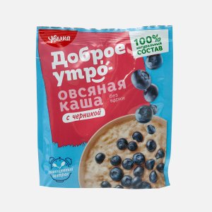 Каша Увелка овсяная Черника пл/уп 40г