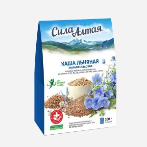 Каша Сила Алтая Льняная к/к 200г
