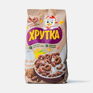 Завтрак Нестле Хрутка мультизлаковые шоколадные колечки пл/уп 210г