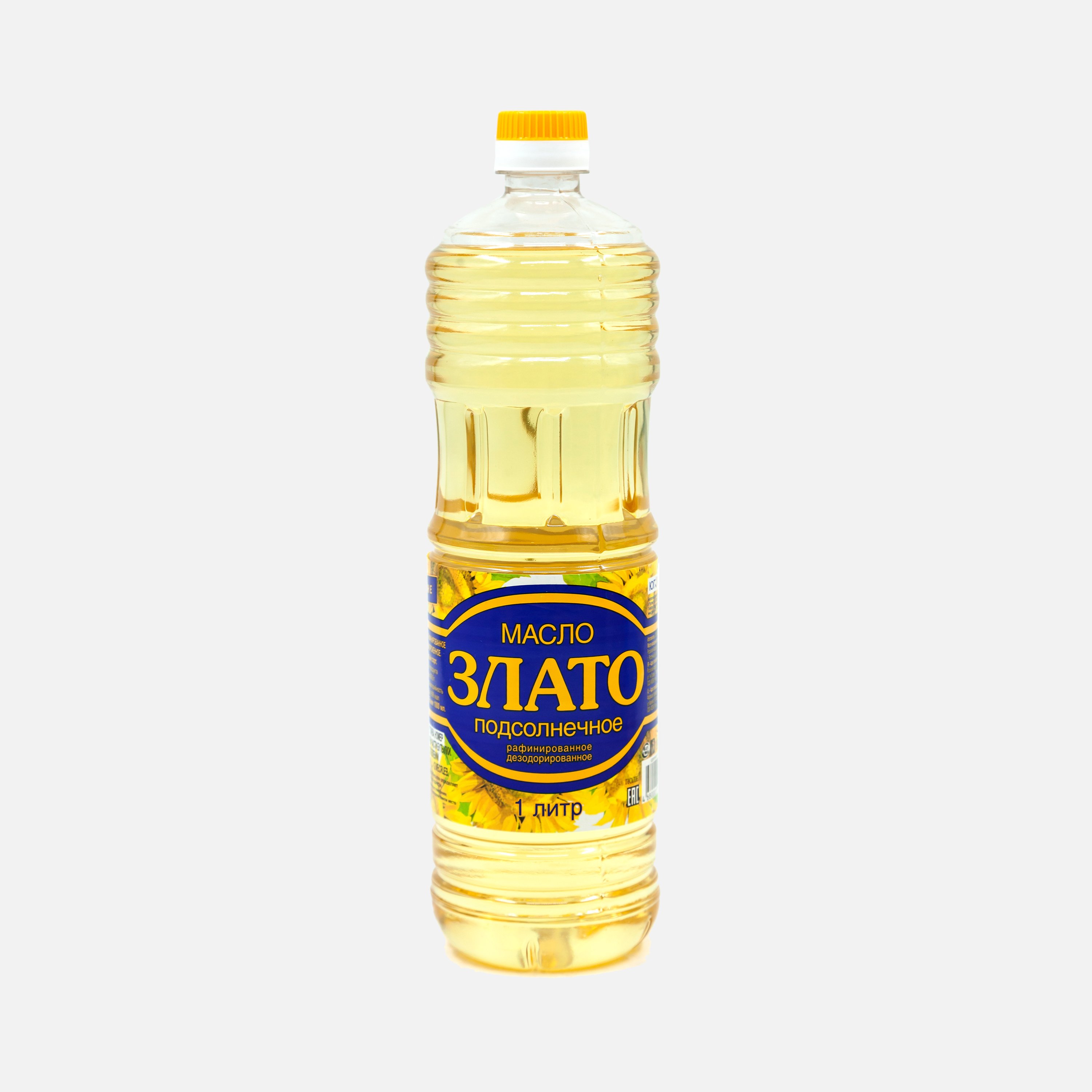 Масло Злато подсолнечное раф дез 1л Масло Злато подсолнечное раф дез 1л