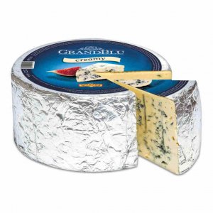 Сыр Милкана ГрандБлю cливочный с голубой плесенью 56% вес