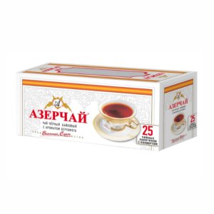 Чай Азерчай черный с ароматом бергамота 25пак*2г к/к 50г