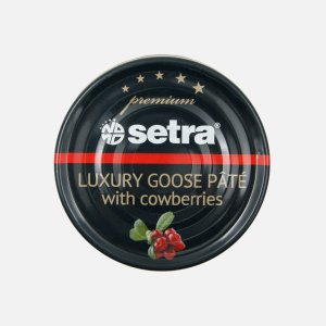 Паштет Сетра Люкс гусиный с брусникой ж/б 100г