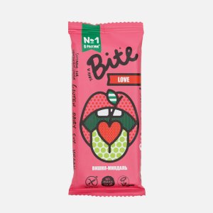 Батончик Бите Фруктово-ореховый Вишня/Миндаль веган 45г