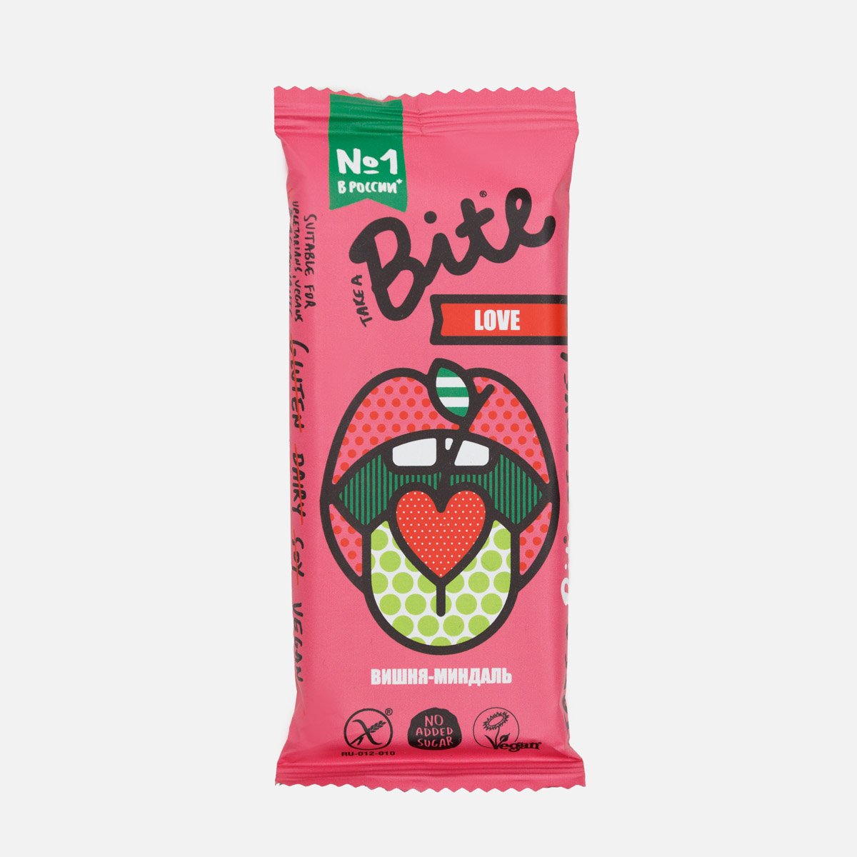 Батончик Бите Фруктово-ореховый Вишня/Миндаль веган 45г Батончик Бите Фруктово-ореховый Вишня/Миндаль веган 45г