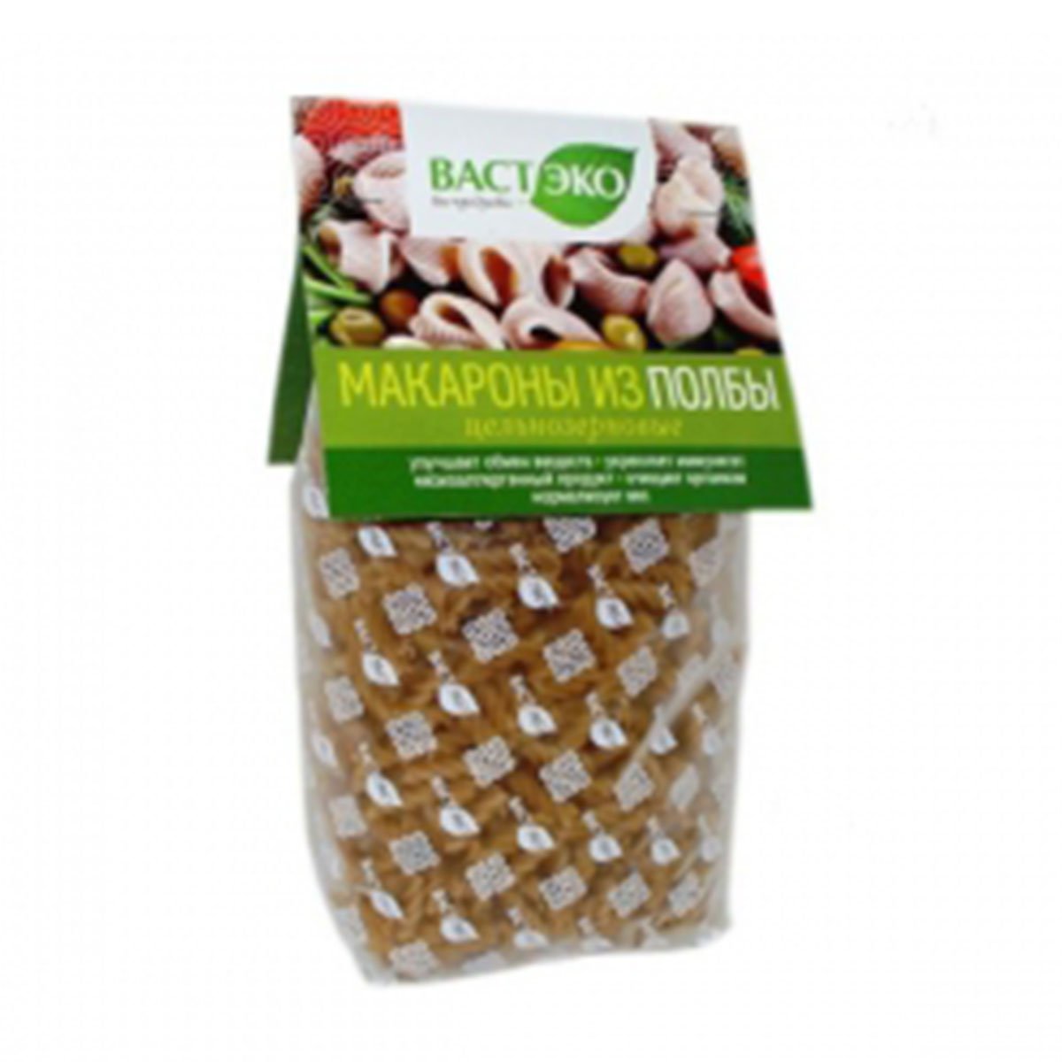 Мак. изд. Вастэко Спираль из полбы пл/уп 400г Мак. изд. Вастэко Спираль из полбы пл/уп 400г