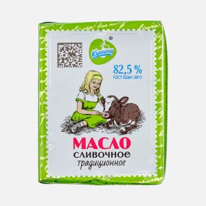 Масло Купино Традиционное сливочное в/с 82.5% фольга 180г