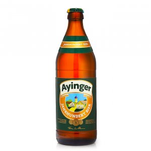 Пиво Айингер Столетнее светлое ячменное фильтрованное 5.5% ст/б 0,5л