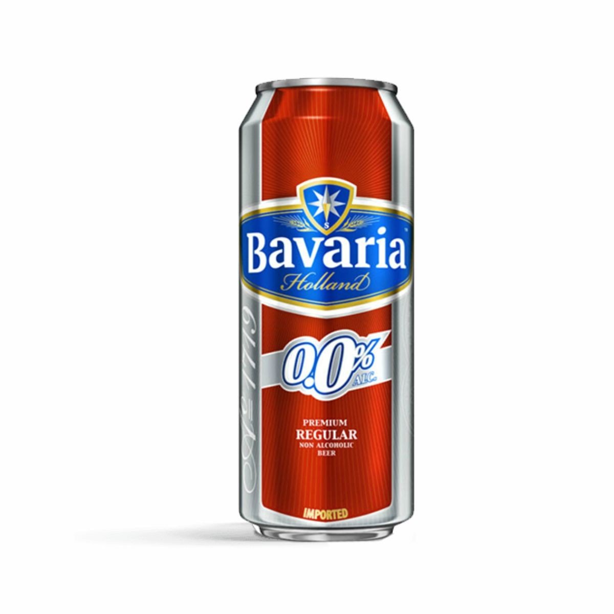 Пиво Бавария светлое б/алк ж/б 0,5л