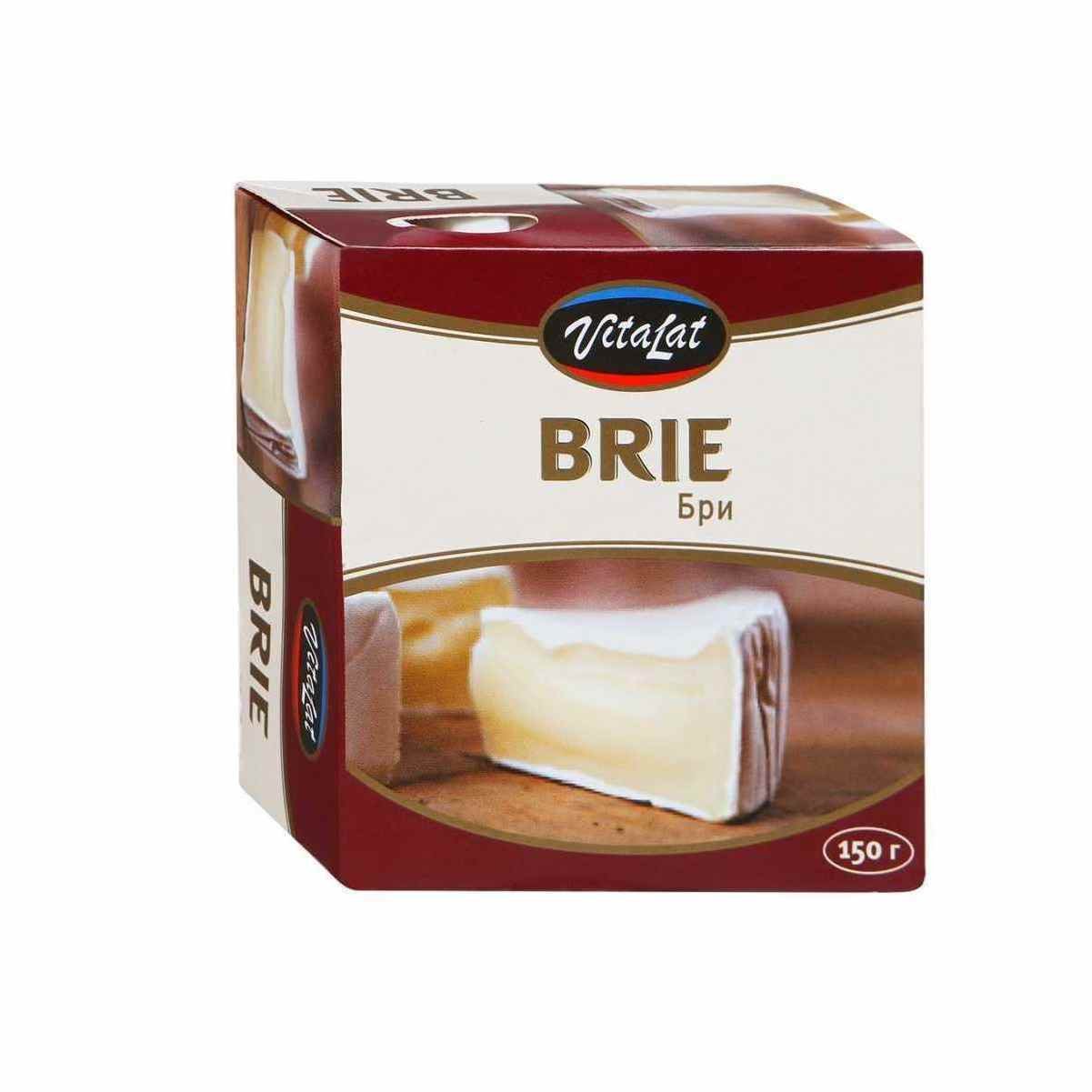 Сыр Виталат Бри мягкий с белой плесенью 60% 150г