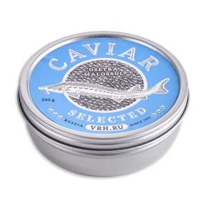 Икра Селектед осетровая зернистая ж/б 250г ОАО Волгореченскрыбхоз