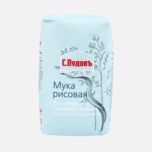 Мука Пудофф рисовая 500г 