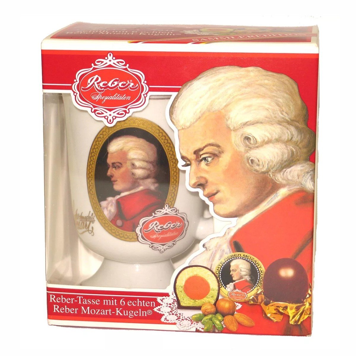 Конфеты моцарт. Конфеты Reber Mozart. Набор конфет Reber Mozart в керамической кружке, 120 г. Конфеты ребер Моцарт. Конфеты Моцарт в металлической коробке.