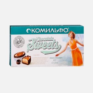 Набор конфет Комильфо Миндаль/крем-карамель к/к 116г