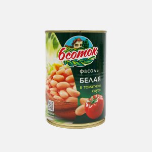 Фасоль 6 соток белая в т/с ж/б 425мл