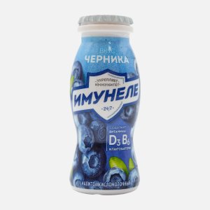 Напиток кисломолочный Имунеле Черника 1.2% 100г
