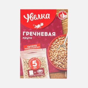Крупа Увелка гречневая ядрица быстроразвар Экстра к/к 5*80г