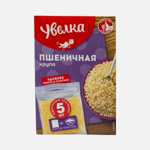 Крупа Увелка пшеничная к/кор 5*80г