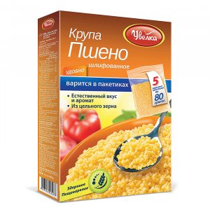 Пшено Увелка шлифованное к/к 5*80г