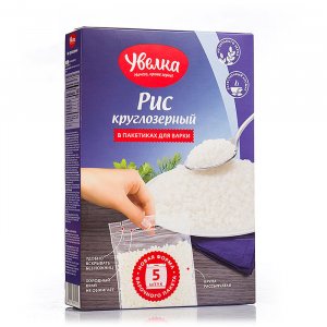 Рис Увелка круглозерный шлифованный к/к  5*80г