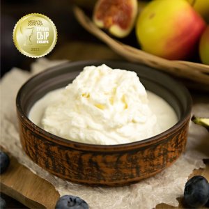 Крем cливочный Страчателла 60% вес Наша Сыроварня