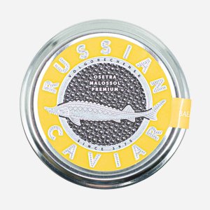 Икра осетровых рыб баночная зернист премиальная Волгореченск ст/б 100г