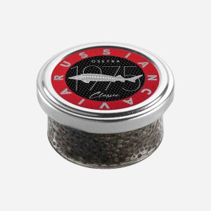 Икра осетровых рыб баночная зернист классическая ст/б 50г