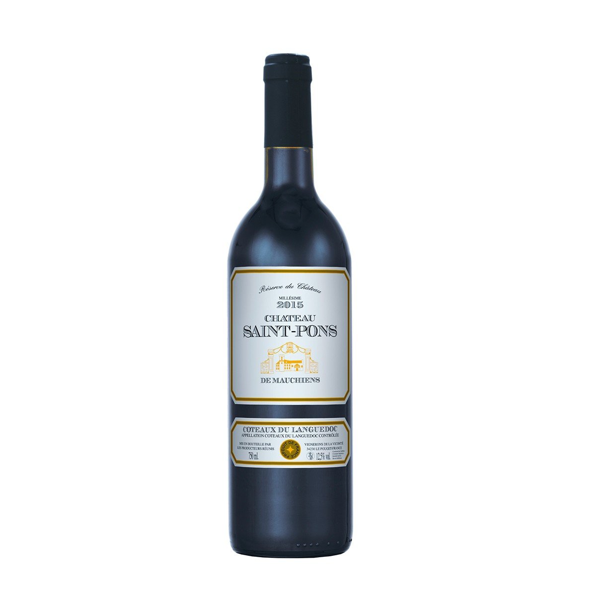 Вино Шато Сен-Понс Кото дю Лангедок АОС красное сухое 13-13.5% ст/б 0,75л