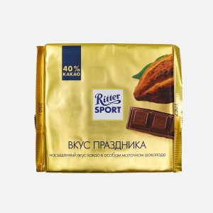 Шоколад Риттер Спорт Вкус праздника молочный 250г