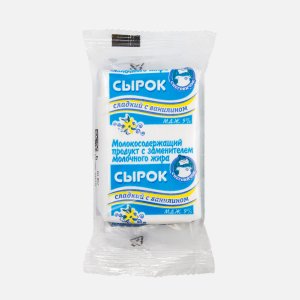 Сырок Снеговичок творожный сладкий с ванилином 9% бум/уп 90г
