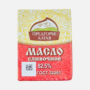 Масло Предгорье Алтая сливочное 82.5% фольга 180г