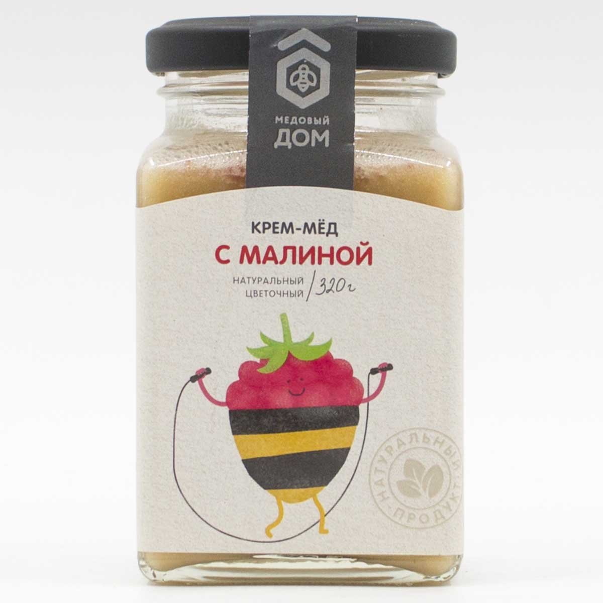 Мёд Медовый дом с малиной 320г Мёд Медовый дом с малиной 320г