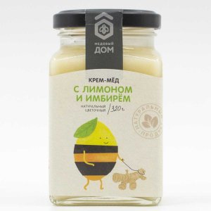 Мед Медовый дом имбирь/лимон 320г
