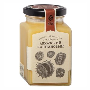 Мед Медовый дом Абхазский каштановый 320г