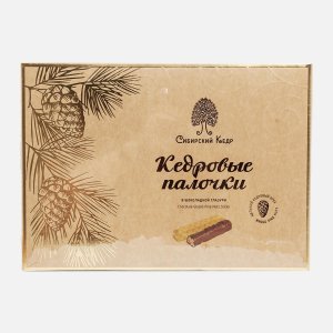 Набор конфет Сибирский кедр Кедровые палочки в шок глазури 190г
