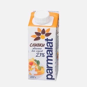 Соус сливочный Пармалат Сливки д/соуса ультрапастер 23% т/п 200г