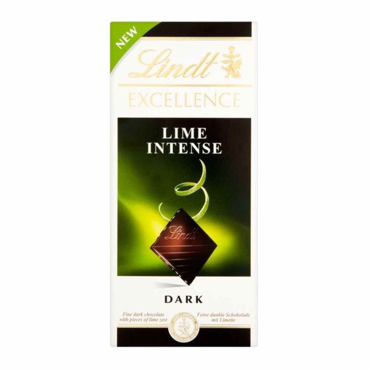 Шоколад Линдт Экселленс с лаймом темный 100г