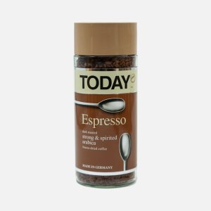 Кофе Тудей Эспрессо сублимированный ст/б 95г