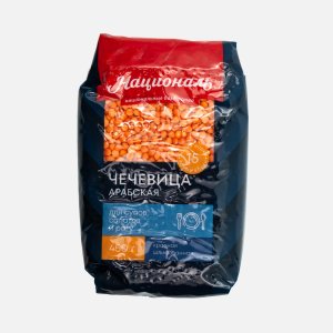 Чечевица Националь Арабская красная пл/пак 450г