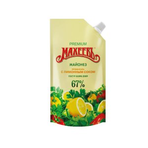 Майонез Махеевъ Провансаль 67% с лимонным соком дой/пак 380-420г
