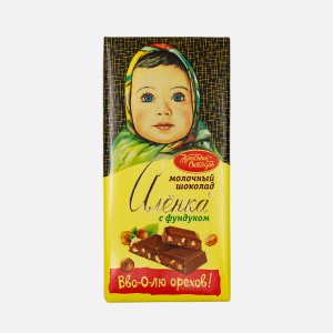 Шоколад Красный Октябрь Аленка с фундуком 200г