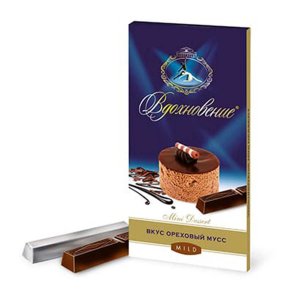Шоколад Бабаевский Вдохновение Мини десерт Ореховый мусс 100г