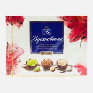 Набор конфет Красный Октябрь Вдохновение Мини Капкейк к/к 165г
