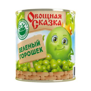 Горошек Овощная сказка зеленый ГОСТ ж/б 310г