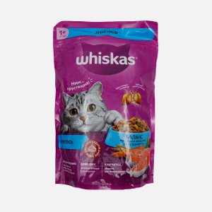 Корм Вискас Вкусн подушеч с паштет Лосось от 1года к/к 350г