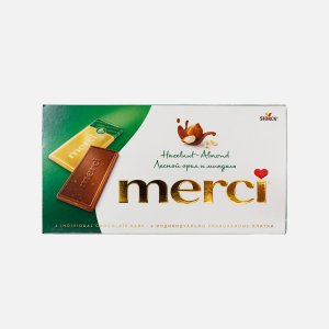 Шоколад Мерси лесн орех/миндаль 100г
