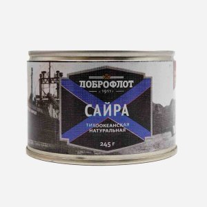 Сайра Доброфлот т/о натуральная ж/б/кл 245г