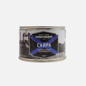 Сайра Доброфлот тихоокеанская натуральная ж/б/ключ 245г